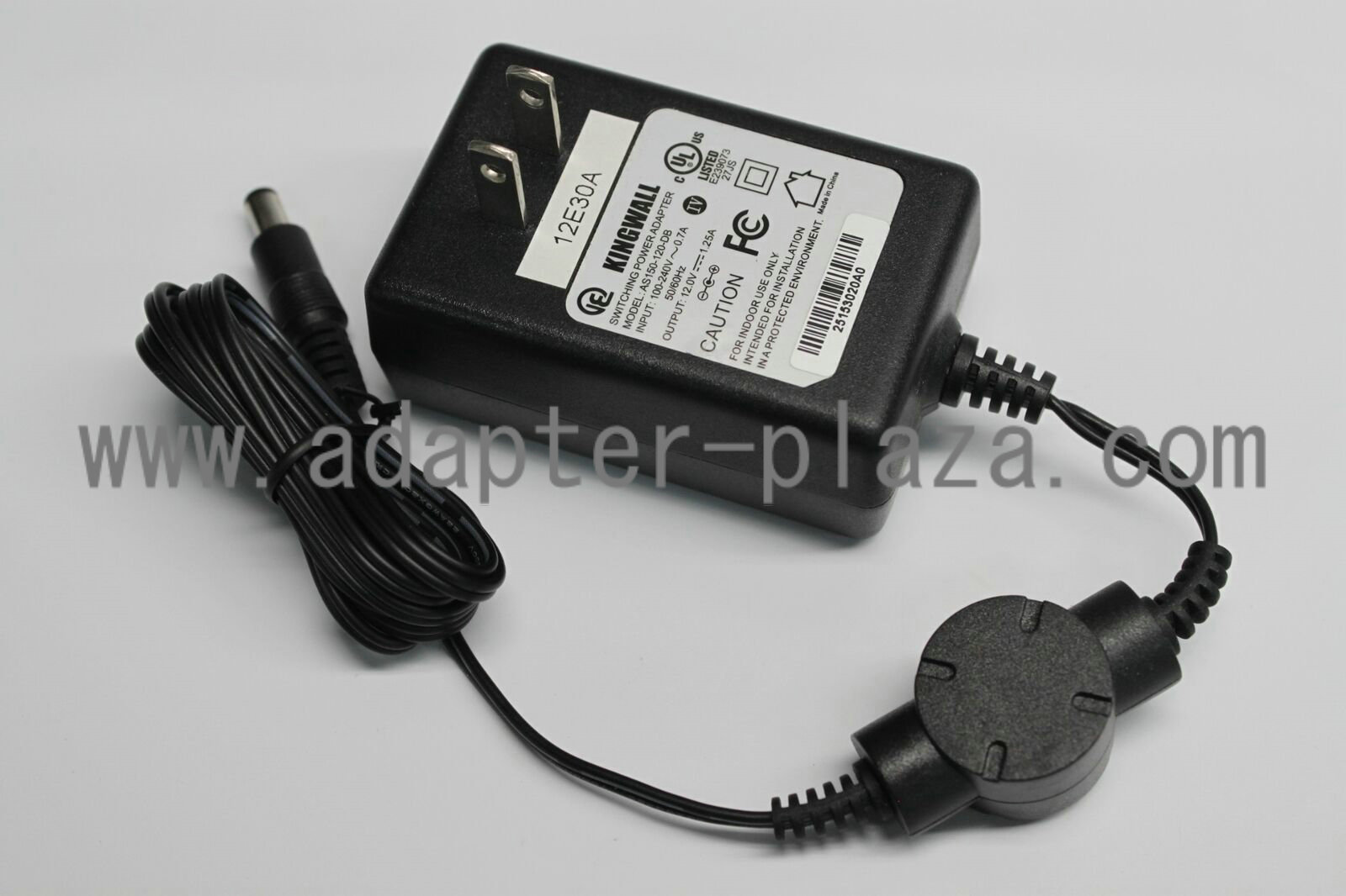 Kingwall AS150-120-DB Switching Power Supply DC 12V 1.25A AC Adapter